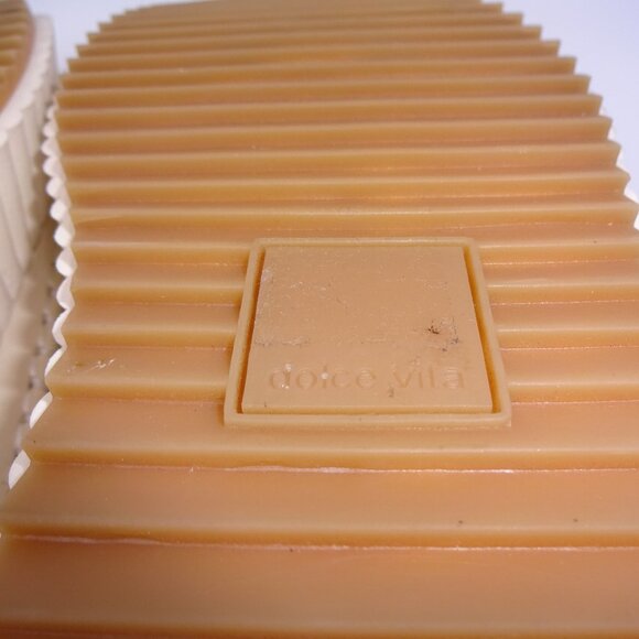 Womens Dolce Vita Denae Platform Sneakers 8.5 M White & Black Tennis Shoes - Picture 10 of 10